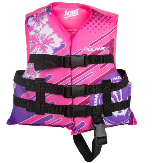 Oceans 7 US Coast Guard Approved Life Jacket for Infant, Kids, Youth, – Type II & III Vest, Personal Flotation Device