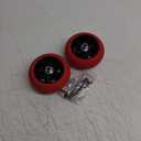 RIG 9800 Pro Replacement Wheels, Black/Red