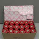 Candle Charisma Red Unscented Votive Candles - 15 Hour Burn time - Set of 36 for Dinner, Wedding, Halloween and Holiday Decorations
