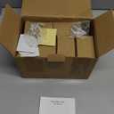 JSOT Solar Fence Lights - Solar Lights Outdoor Waterproof, Outdoor Light Deck Light for Outside Garden Backyard Patio Yard Wall Stair Step Post 3LED Lighting, Warm Light, 6 Pack