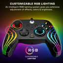 Turtle Beach Afterglow Wave Wired RGB Gaming Controller - Licensed for Xbox Series X|S, Xbox One & Windows PCs - Mappable Buttons, Hall-Effect Hair Triggers, Companion App - Black