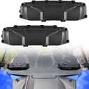 UTV Universal Windshield Vent Self Install Kit, 2 PCS Adjustable Windscreen Ventilation Airflow Intake Vent on Polycarbonate Windshields for Can-Am Maverick X3/Polaris RZR/Honda/Kawasaki Accessories