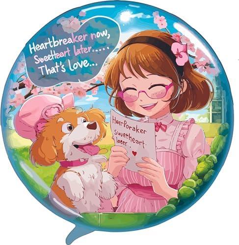 Heartbreaker Now, Sweetheart Later Thats Love Quote Cute Puppy and Mom Wall Decal Wall Décor Vinyl Sticker Size: 26 x 26