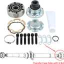MOTOKU Rear Drive Shaft 6 Bolt Rear CV Joint for Jeep Grand Cherokee for Dodge Durango 2011-2018 Driveshaft