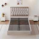 Queen Bed Frame Support Slats Adjustable for Wood/Upholstered/Metal Bed