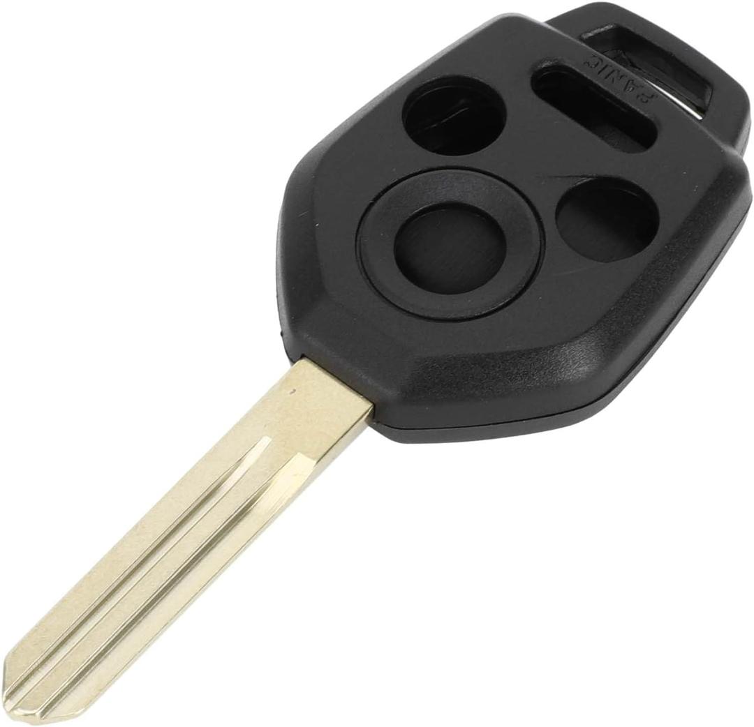 X AUTOHAUX Key Shell Case Keyless Entry Remote Key Fob Replacement Case for Subaru Forester 2014-2020 for Subaru Impreza 2012-2020 4 Buttons CWTWBU766