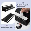 ROYALAY Wall Corner Guard, Heavy Duty Corner Protectors for Safety, Foam Basketball Court, Waterproof 2 Sides Corner Pad for Gyms, Basketball Court, Playrooms, Garages, Black