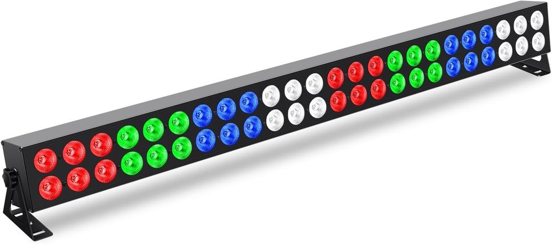 LED Stage Wash Light Bar - Artlumux 120W 4IN1 RGBW Wall Washer DJ Light Bar with DMX Control,Sound Activated,Auto Play, Master Slave Uplights for Events Party Church Wedding Stage Lighting