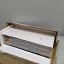 QEEIG Floating Shelves for Wall Bathroom Shelf Bedroom Kitchen Living Room Hanging Book Shelves Small Farmhouse Decor 16 inch Set of 3, White (015-W3)