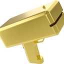 Gold Money Gun, Automatic Cash Shooter Toy Make It Rain Money Toy Gun for Parties, Weddings, Birthdays, Club Events Fun Prop Money Gun for Real or Fake Bills, Coupons & Flyers for Party