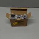 Solar Fence Lights Outdoor, 6 Pack IP65 Waterproof Fence Lights Solar Powered with Ultra-Bright LED Lens, 9 Color Modes, 12+ Hours Steady Glow for Deck/Backyard/Patio/Pool/Wall - Black