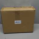 BESTVIP 175PCS Clear Gold Plastic Dinnerware Set, Disposable Party Plates for 25 Guests, Include: 50 Plastic Plates, 25 Pre Rolled Napkins with Silverware, 25 Cups for Christmas, Halloween