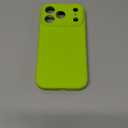 LOVE 3000 Designed for iPhone 17 Pro Case, Premium Silicone [Compatible with Magsafe][Soft Anti-Scratch Microfiber Lining] Shockproof Protective Phone Case for Men Women 6.3", Fluorescent Green