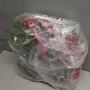 Hotop 6 Set Mini Christmas Wreath for Cabinet Kitchen Windows Decors Bulk with Red Bow Small Artificial Norfolk Farmhouse Wreaths with Berry Pine Cone for Fireplace Front Door Porch Wall Hanging