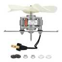 S99080199 Bathroom Exhaust Motor  80 CFM, 4.0 Sones Powerful Vent Fan Motor, Attic Fan Motor Replacement for 512, 512M, 673, 673-C, 8870, Bathroom Fan Motor Replacement 99080199