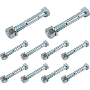 70060-01338 Snowblower Shear Bolts (5/16" x 2-1/4") 10 Pcs Compatible with Kubota Front Snowblower BX2750D Models Fits B2781B B2782B F5210B F5220A F5220B