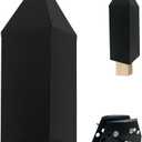 24.4Inch Metal Squirrel Baffle, Adjustable Opening Size, for Up to 4x4 Inch Wide Wooden Post, Squirrel Baffle for Bird Feeders Without Removing Bird Feeder Poles Or Shepherd's Hooks.