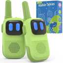 Toys for 3-12 Year Old Girls Boys, Walkie-Talkies for Kids 2 Pack 1000FT Long Range with 2 Channels, Handheld Kids Walky Talky Educational Electronic Outdoor Toys for Outside Camping Hiking (Green)