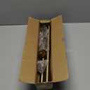 Warm Gold Curtain Rods for Windows 48 to 84 Inches Adjustable Length Heavy Duty 1" Diameter Brass Window Curtain Rod with Solid Metal Finials for Outdoor Farmhouse Bedroom Kitchen Living Room