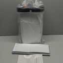 MUEE Mop and Bucket with Wringer Set for Home, Flat Mop and Bucket Set for Floor Cleaning and Window Wall Cleaner, Wet and Dry Mop with Long Handle and 4 Microfiber Pads