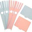 Kitchen Glove Holder Kitchen Glove Stand Holder Rubber Glover Drying Dryer Rack Reusable Rubber Glove Clothes Drying Rack for Dish Gloves and Rags (Blue)