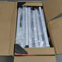 Furnulem White Tall Dresser for Bedroom,Vertical Storage Tower Unit and End Table with 6 Fabric Drawers, Nightstand Furniture with Drawer Organizer in Living Room,Closet,Entryway,Hallyway