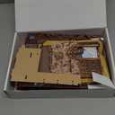 Cutefun Book Nook Library Kit, DIY Miniature Dollhouse Booknook Kits for Adults Teens, 3D Wooden Puzzle Bookend Bookshelf with LED Light & Dust Cover (Eternal Bookstore)