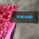 KAILAND Women's Sequin Top Sleeveless Sparkly Glitter Shiny Tank Top for Party, Wedding, Club, Night Out XL