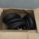 Potreba Tire & Inner Tube Set 4.10/3.50-4 (Fits 3.00-4) 10" Pneumatic Wheel Kit for Wheelbarrow, Hand Trolley, 4" Rim