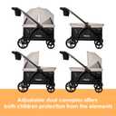 Baby Trend Navigator 2-in-1 Stroller Wagon, Desert Tan