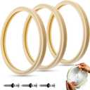 AR-PRO 8 3/8" Pool Light Lens Gasket - Exact Replacements for Pentair Part Numbers 79101600Z and 79104800 - Works with Pentair IntelliBrite, AmerLite, and SAM Amerlite LightsSet of 3