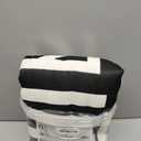 VClife Boho Couch Cover Chenille Sofa Cover for 2 Cushion Couch Sofa Black White Plaid Sofa Slipcover with Tassel Washable Loveseat Cover for Dog Sectional Sofa Couch Cover Sofa Protector for Pet (Large (71*118inch), Boho Black