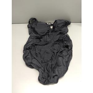 Women's Swimsuit with front string Black L 