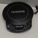 Nuwave Flex Precision Induction Cooktop, 10.25 Shatter-Proof Ceramic Glass, 6.5 Heating Coil, 45 Temps from 100F to 500F, 3 Wattage Settings 600, 900 & 1300 Watts, Black