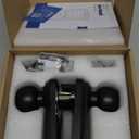 HIDALIFE Keyless Entry Door Lock, Keypad Door Lock with Handle, Smart Locks for Front Door,Touchscreen, One-Touch Toggle for Passage Mode, Matte Black