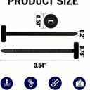 100 Pcs Nylon Universal Cable Tie Buckle - New Organisateur Serre Cable,Rivet Plastique Plastic Cable Ties Tool Fasteners Suitable for Car Daily Repair Home & Garage