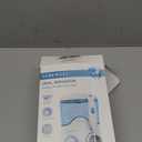 TUREWELL Water Dental Flosser for Teeth/Braces, Water Teeth Cleaner 8 Jet Tips and 10 Pressure Levels, 600ML Large Water Tank Oral Irrigator for Family(White)