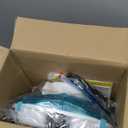 (2025 Upgrade) Cordless Robotic Pool Cleaner, Lasts 80 Min, Automatic Vacuum for Above-Ground Pools up to 645 Sq.ft, Portable, Self-Parking (Transparent Blue)