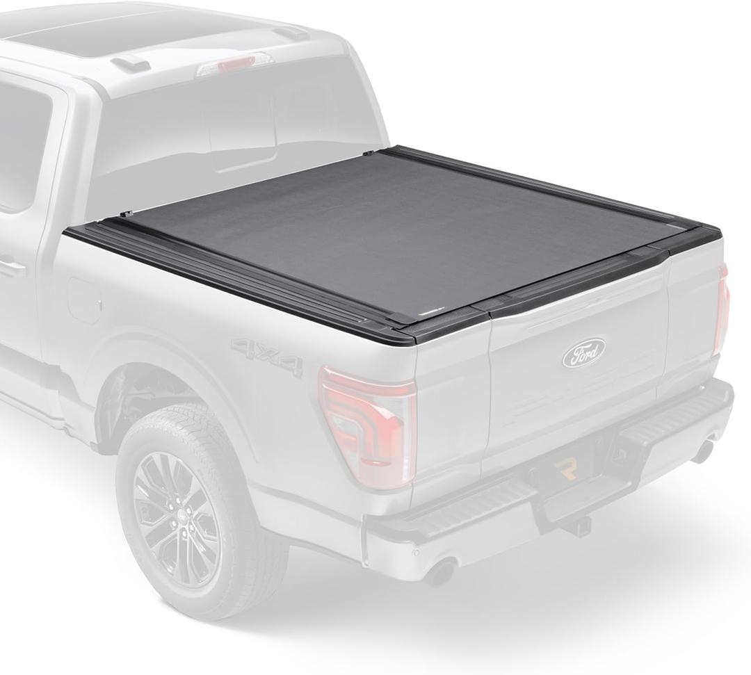 RealTruck BAK Revolver X4s Hard Rolling Truck Bed Tonneau Cover | 80130 | Fits 2019-2026 Chevy/ GMC Silverado/ Sierra, Works w/ MultiPro/ Flex Tailgate (w/ o fit Carbon Pro Bed) 5' 10" Bed (69.9")