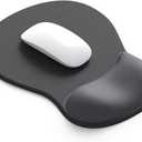 ErgoComfort Gel Wrist Rest Mouse Pad-Ergonomic Office Mousepad with Wrist Support-Non-Slip, Design Desk Accessories Mat for Home&Game Decor (04Graphite Glide)