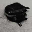 ATAYOU 10PCS Emo Boy Cospaly Costume Accessories Kit 2000s Themed Party Outfits with Black Wig Chocker Belt Nose Gloves Bracelets