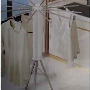 Tripod Clothes Drying Rack, Foldable Space Saving Laundry Drying Rack, Portable Free Installation Drying Rack, Sturdy Clothes Airer for Balcony Bedroom Household