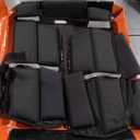 Adjustable Weighted Vest for Men Rucking Vests for Women Walking with Zipper/16pcs Silicone Weights, Strength Training Workout Vest for Running GYM Home, Removable Reflective Strips