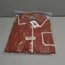 ZESICA Womens Corduroy Shacket Jacket Long Sleeve Button Down Shirt Oversized Blouses Tops with Pockets size M