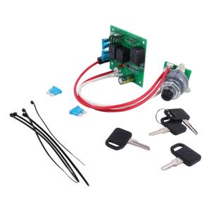 JEENDA Ignition Switch with 2 Keys AM128878, AM124835 Compatible with John Deere 415 425 445 455, sn70001 & UP (1999 & up), Ignition Switch with Keys