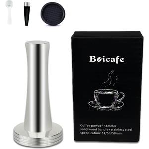 Coffee Tamper 39mm 40mm, Espresso Tamper 39mm 40mm, 39mm 40mm 304 Stainless Steel Espresso Coffee Tamper with Mat