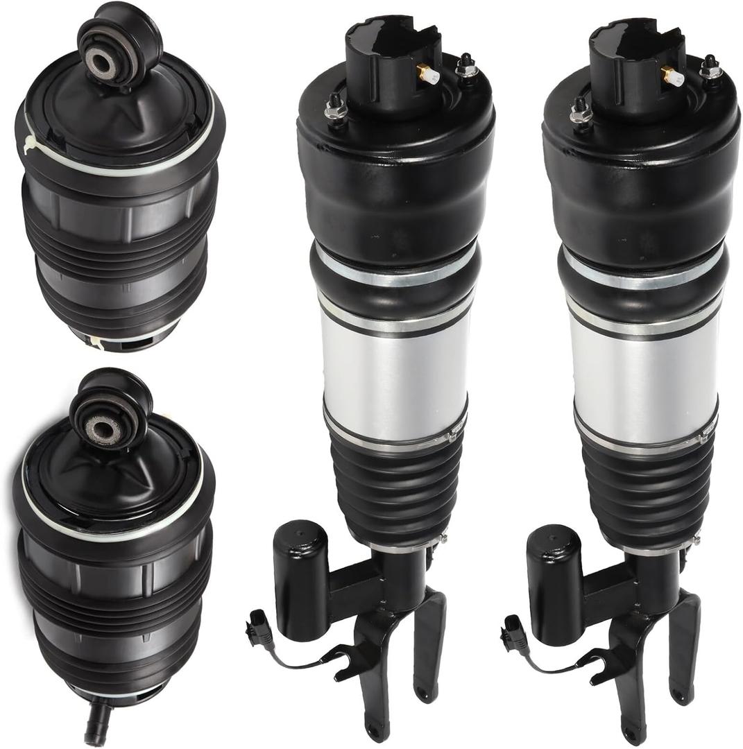 SCITOO Air Struts Suspension Kits Air Shocks Absorber Air Spring fit for Mercedes-Benz for CLS350 2007-2011,for Mercedes-Benz for CLS500 2005 2007-2009,for CLS55 AMG 2006 Front and Rear Suspension Kit