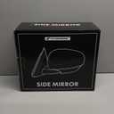 A-Premium Passenger Side Power Door Mirror - Compatible with Honda CR-V 2012 2013 2014 2015 2016 - Non-Heated Manual Folding Black Outside Rear View Mirror - Replace# 76200-T0A-A01