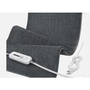 VITANEST Heating Pad for Back Pain Relief Extra Large Heating Pad for Period Cramps 18" x 33" Hot Pad for Arms, Abdomen, Shoulder, Knee 3 Heat Settings and 2H AutoOff, Gifts for Women and Men, Gray