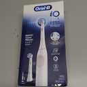 Oral-B Rechargeable Electric Toothbrush, iO2 Starter Kit, 3 Cleaning Modes, Automatic Pressure Sensor to Protect Gums, 2 Brush Heads, Pure White
